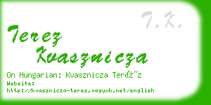 terez kvasznicza business card